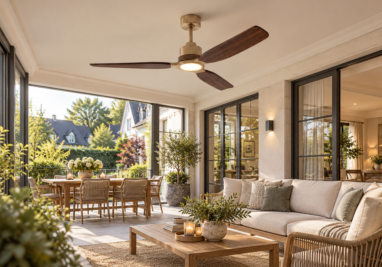 Can You Use an Indoor Ceiling Fan on a Covered Patio?