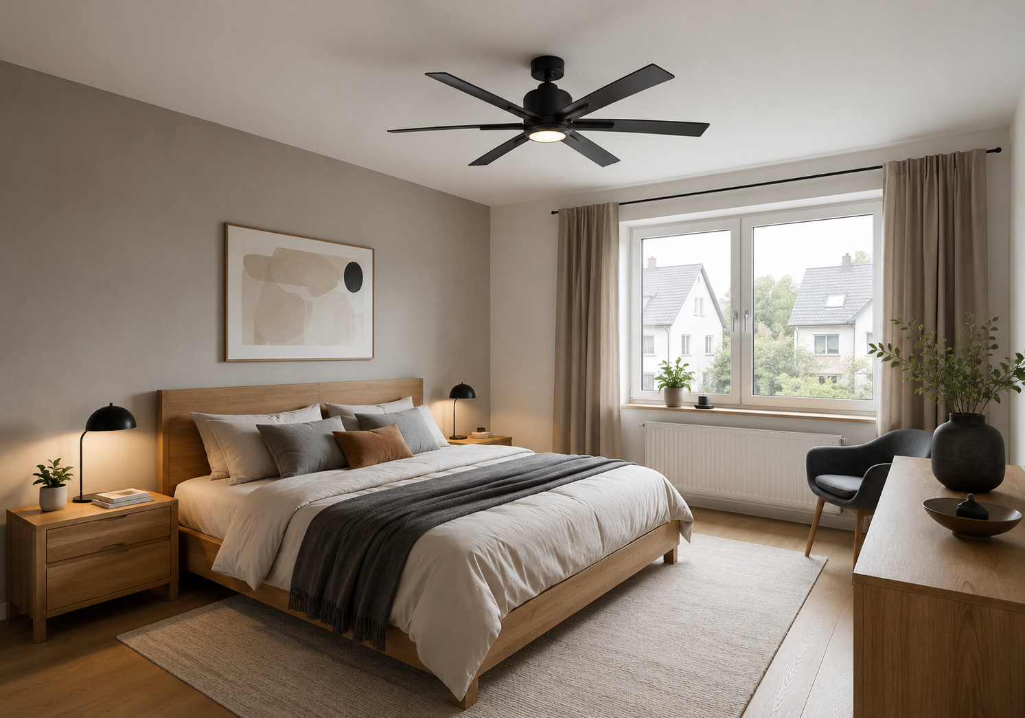 Is It Safe to Leave a Ceiling Fan Running 24/7? - Parrot Uncle DE