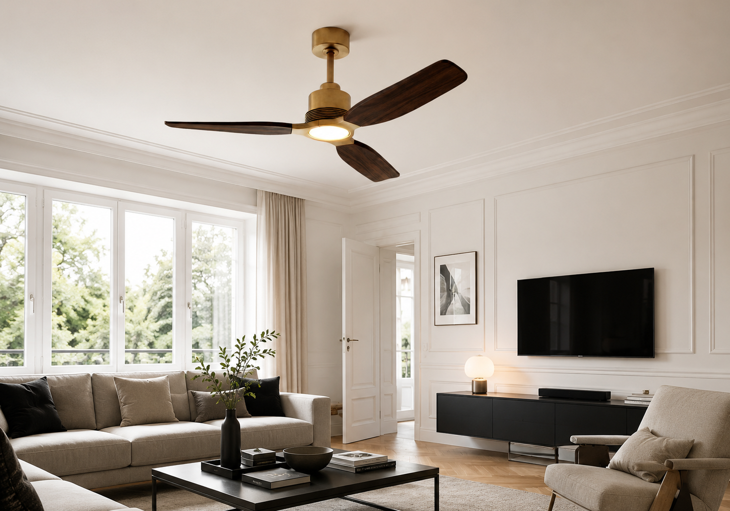 Why Ceiling Fans Almost Always Have 3,4 or 5 Blades?