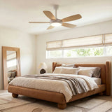 Ella Silent Deckenventilator 106 cm (42") mit 5 Flügeln und LED-Licht 