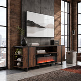 Camber 72" / 183cm tv-meubel met 36'' / 91cm elektrische haard 