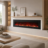 1829 mm 72" EF72R eingebautes elektrisches Wandkamin-Feuer mit 13 Flammenfarben 750 W/1500 W 