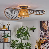 Art Deco Bohemian Bamboo Ceiling Light for Living Room Bedroom