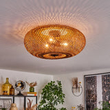 Bohemian Style Bamboo Ceiling Light for Living Room Bedroom
