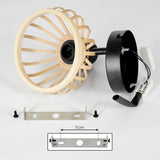 Boho-Bambus-Totui-Wandleuchten für Wohnzimmer und Schlafzimmer 