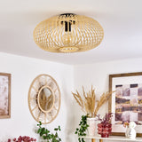 Scandinavian Style Bamboo Ceiling Light for Living Room Bedroom