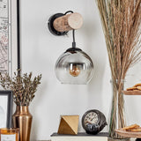 Skandinavische Koyoto-Wandleuchte mit Glaskugel für Wohnzimmer und Schlafzimmer 