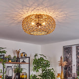 Bohemian Geometric Bamboo Ceiling Light for Living Room Bedroom