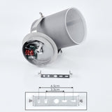 Moderne Wandleuchte mit Stoffschirm, mattnickel- und schwarzen Akzenten für Wohnzimmer und Schlafzimmer 