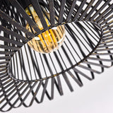 Modern Industrial Style Bamboo Ceiling Light for Living Room Bedroom