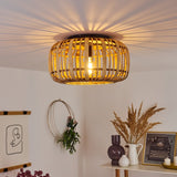 Modern Boho Bamboo Ceiling Light for Living Room Bedroom