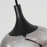 Modern Organic-Shaped Gradient Glass Ceiling Light for Dining Room Living Room