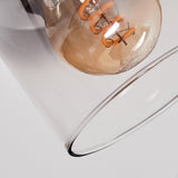 Moderne Wandlampe LETEQUE aus Messing und Schwarz mit klarem Glas für Wohnzimmer und Schlafzimmer 