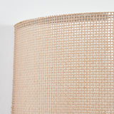 Boho Wandleuchte aus gewebtem Leinen-Mesh für Wohnzimmer und Schlafzimmer 