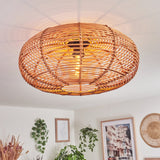 Scandinavian Boho Bamboo Ceiling Light for Living Room Bedroom