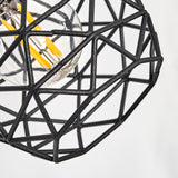 Industrielle geometrische Käfig-Wandleuchten mit verstellbarem Kopf für Wohnzimmer und Schlafzimmer 