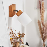 Skandinavischer Stil Tercier Wandleuchte in oxidiertem Silber und Ecru für Wohnzimmer und Schlafzimmer 