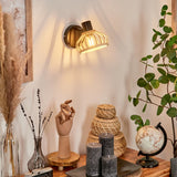 Boho-Bambus-Totui-Wandleuchten für Wohnzimmer und Schlafzimmer 