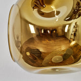 Moderne metallische Globus-Wandleuchten mit goldenen und schwarzen Akzenten für Wohnzimmer und Schlafzimmer 