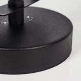 Boho Rattan & schwarze Metallkäfig-Wandleuchte mit verstellbarem Kopf – Maße enthalten für Wohnzimmer und Schlafzimmer 