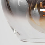 Modern Organic-Shaped Gradient Glass Ceiling Light for Dining Room Living Room