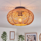 Bohemian Style Bamboo Ceiling Light for Bedroom Living Room