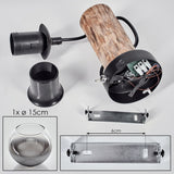 Skandinavische Koyoto-Wandleuchte mit Glaskugel für Wohnzimmer und Schlafzimmer 