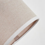 Moderne Wandleuchte mit Leinen-Lampenschirm in Schwarz für Wohnzimmer und Schlafzimmer 