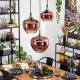 Industrial Modern Glass Ceiling Light for Living Room Bedroom