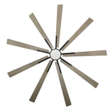 72 Inch Aries Black Downrod Mount LED Windmill Ceiling Fan with Remote Control