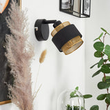 Boho-Bambus-Wandleuchten mit verstellbarem Kopf für das Wohnzimmer 