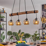 Rustic Bohemian Bamboo Ceiling Light for Living Room Bedroom