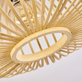 Scandinavian Style Bamboo Ceiling Light for Living Room Bedroom