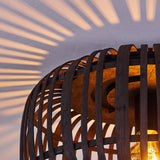 Modern Rustic Bamboo Ceiling Light for Living Room Bedroom