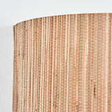 Boho gewebte Rohrzylinder-Wandleuchte für Wohnzimmer und Schlafzimmer 