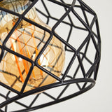 Industrielle Wandlampe aus Holz und Metall mit verstellbarem Kopf für Wohnzimmer und Schlafzimmer 