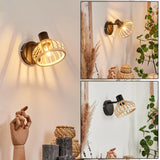 Boho-Bambus-Totui-Wandleuchten für Wohnzimmer und Schlafzimmer 