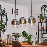Modern Sculptural Gradient Glass Ceiling Light for Dining Room Living Room