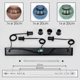 Bohemian Colorful Textured Glass Ceiling Light for Dining Room Living Room