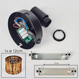 Boho-Bambus-Wandleuchten mit verstellbarem Kopf für Wohnzimmer und Schlafzimmer 