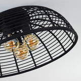 Industrial Bohemian Bamboo Ceiling Light for Living Room Bedroom