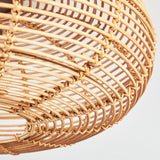 Scandinavian Boho Bamboo Ceiling Light for Living Room Bedroom