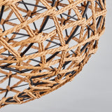 Bohemian Geometric Bamboo Ceiling Light for Living Room Bedroom