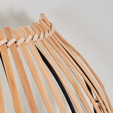 Boho-Bambus-Wandleuchte mit abnehmbarem Kabel für Wohnzimmer und Schlafzimmer 