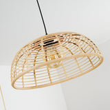 Bohemian Style Bamboo Pendant Light for Kitchen Dining Room