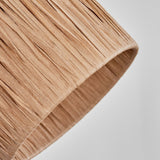 Boho Geflochtene Stroh-Wandleuchte mit verstellbarem Kopf für Wohnzimmer und Schlafzimmer 