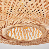 Modern Bohemian Bamboo Ceiling Light with Two Lights for Living Room Bedroom