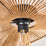 Art Deco Rustic Bamboo Ceiling Light for Living Room Bedroom