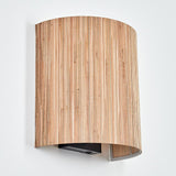 Boho gewebte Rohrzylinder-Wandleuchte für Wohnzimmer und Schlafzimmer 