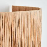 Boho Geflochtene Stroh-Fransen-Wandleuchte für Wohnzimmer und Schlafzimmer 